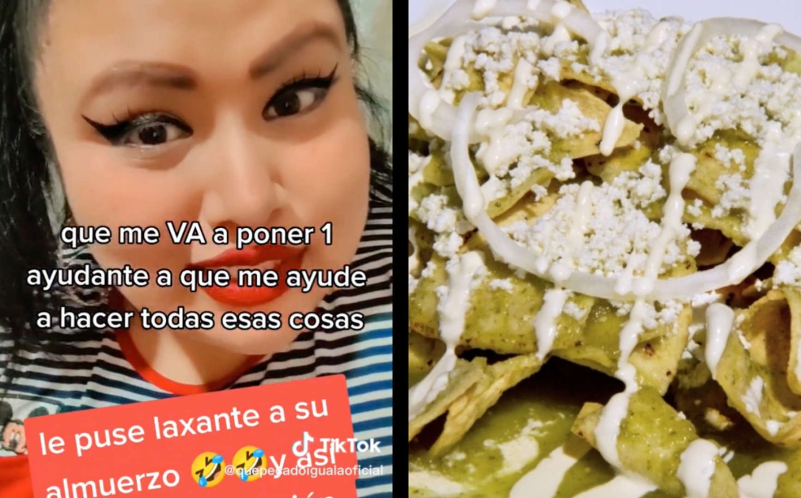 Por: Cortesía Descubrió que su esposo le era infiel gracias a unos chilaquiles con laxante
