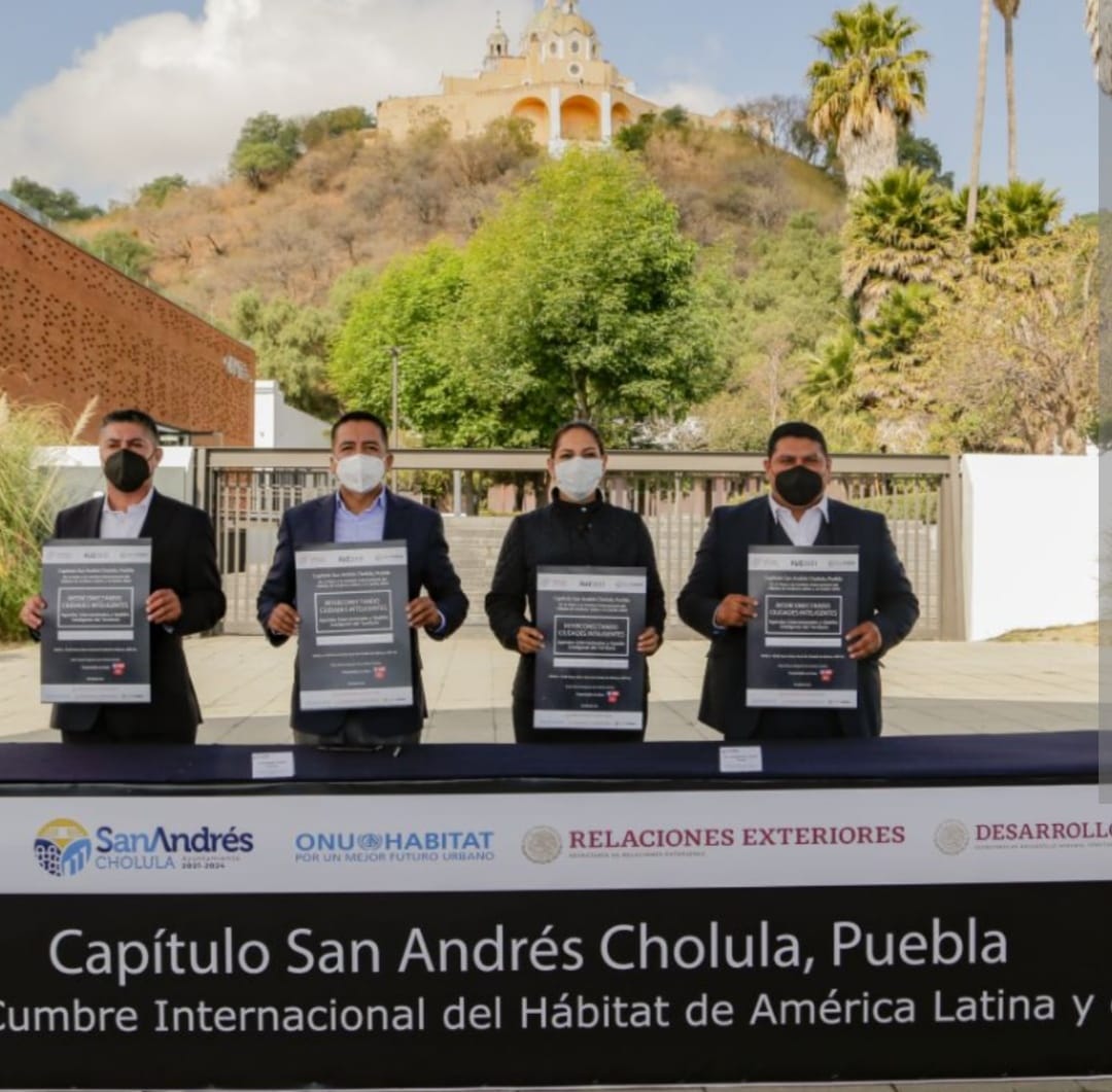 Por: Cortesía Lula Pineda “Foro Regional Ruta hacia la Cumbre Internacional del Hábitat de América Latina y el Caribe 2023” presente en San Andrés Cholula