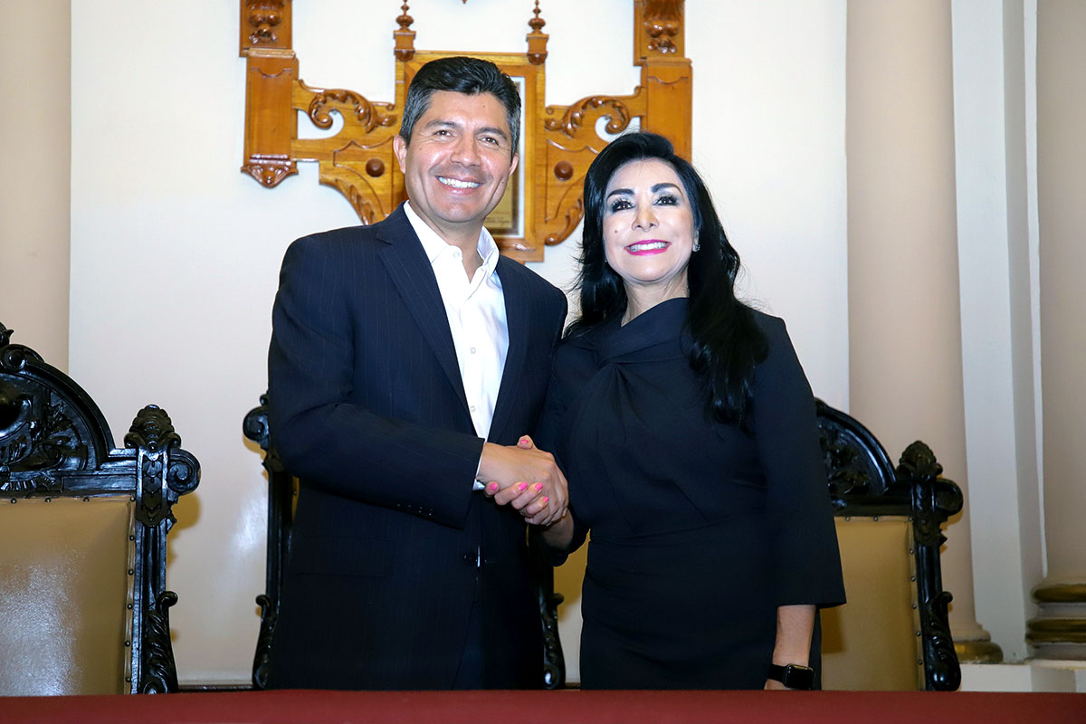 Por: Cortesía Lucero Saldaña Pérez es la nueva secretaria general del Ayuntamiento de Puebla