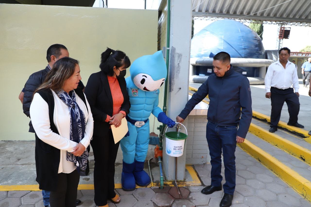 Fomenta ayuntamiento de San Andrés Cholula cuidado del agua entre estudiantes del municipio
