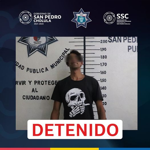 SSC detiene a sujeto por agredir a su ex pareja en vía pública
