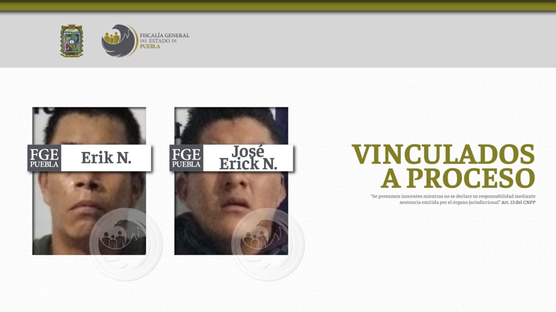 Por: Cortesía José Erick N. y Erick N. son enviados a prisión por disparar a policías y huir a Moyotzingo en Texmelucan