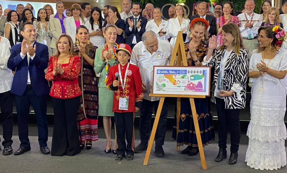 Por: Cortesía Asiste Lorena Cuéllar al Tianguis Turístico México 2023