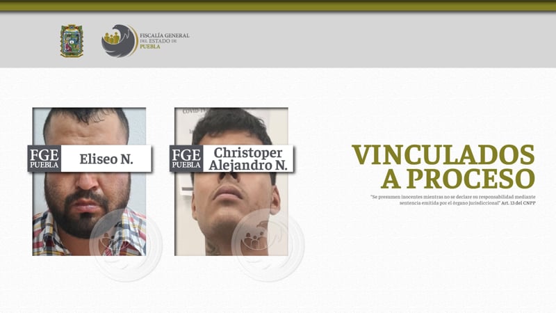 Por: Cortesía Eliseo N. y Christoper Alejandro N. son enviados a prisión por el homicidio de una persona en la colonia Solidaridad