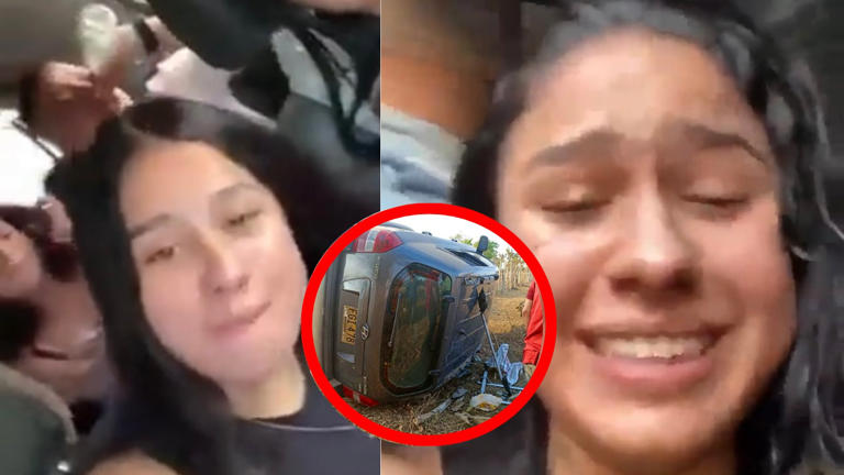 Por: Cortesía Por grabar vídeo para redes sociales, jóvenes sufren accidente vehicular (Vídeo)