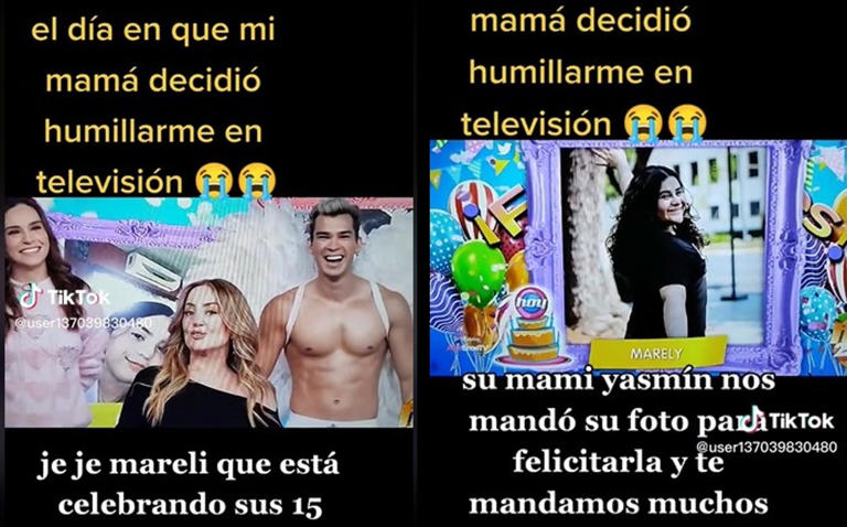 Por: Cortesía Joven asegura que su madre la humilló al felicitarla en TV; usuarios dicen que fue un buen gesto (Vídeo)