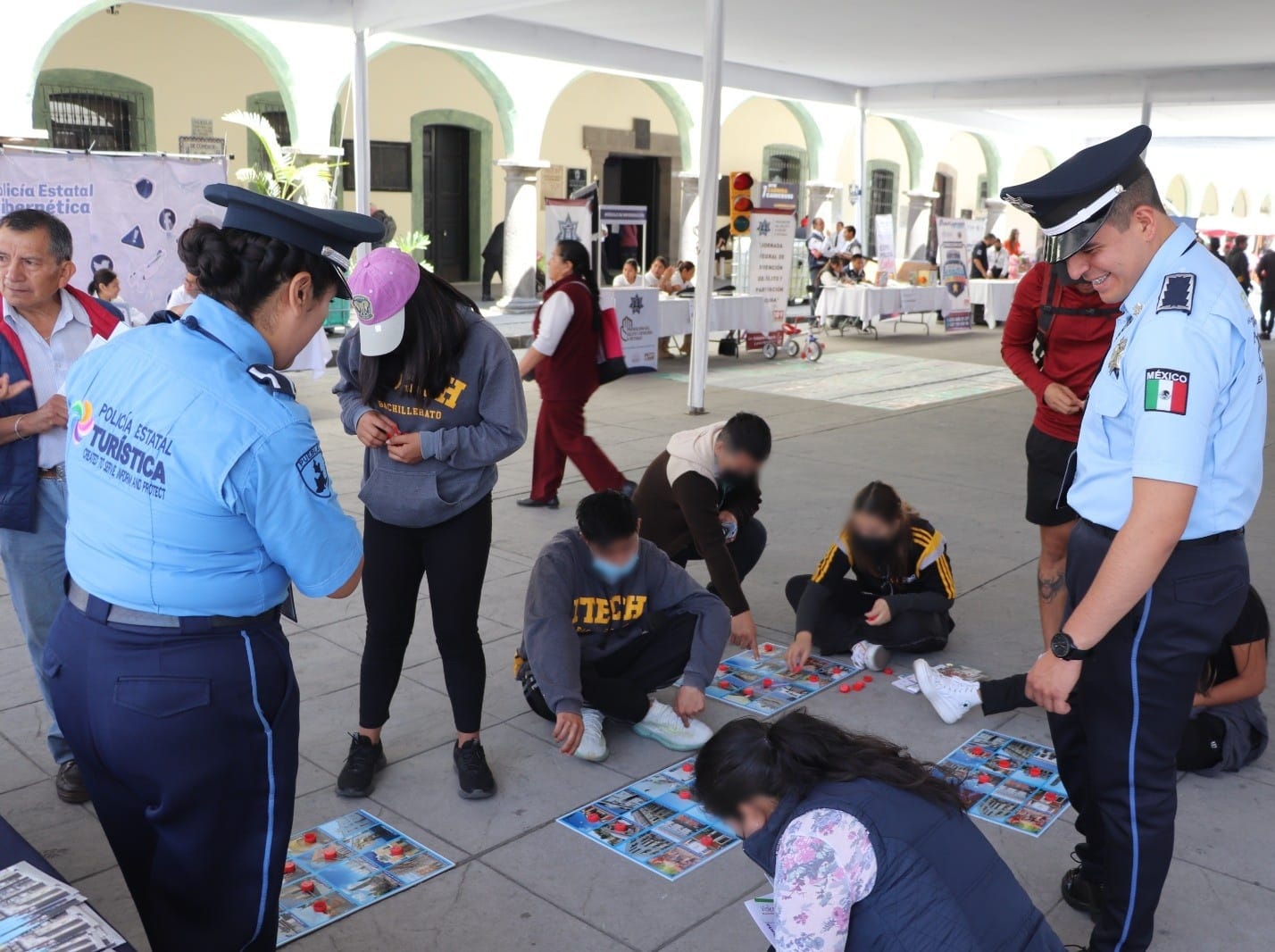 Por: Cortesía Lula Pineda Gobierno estatal y municipal encabezan jornada de Prevención del Delito en San Pedro Cholula