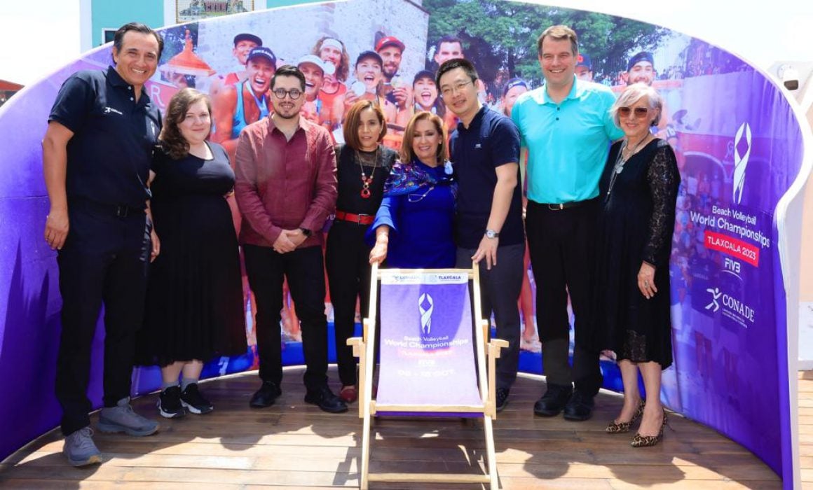 Pone en marcha Lorena Cuéllar oficina del Mundial de Voleibol de Playa