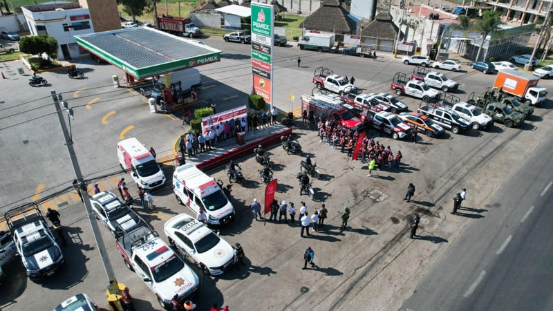 Por: Cortesía Ariadna Ayala encabeza inicio del operativo  de seguridad “Semana Santa  2023” en Atlixco