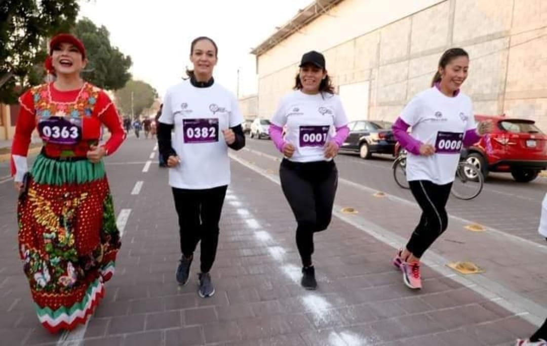 Concluye con éxito lCarrera 8M "Sanandreseñas Libres Cambiando el Rumbo"