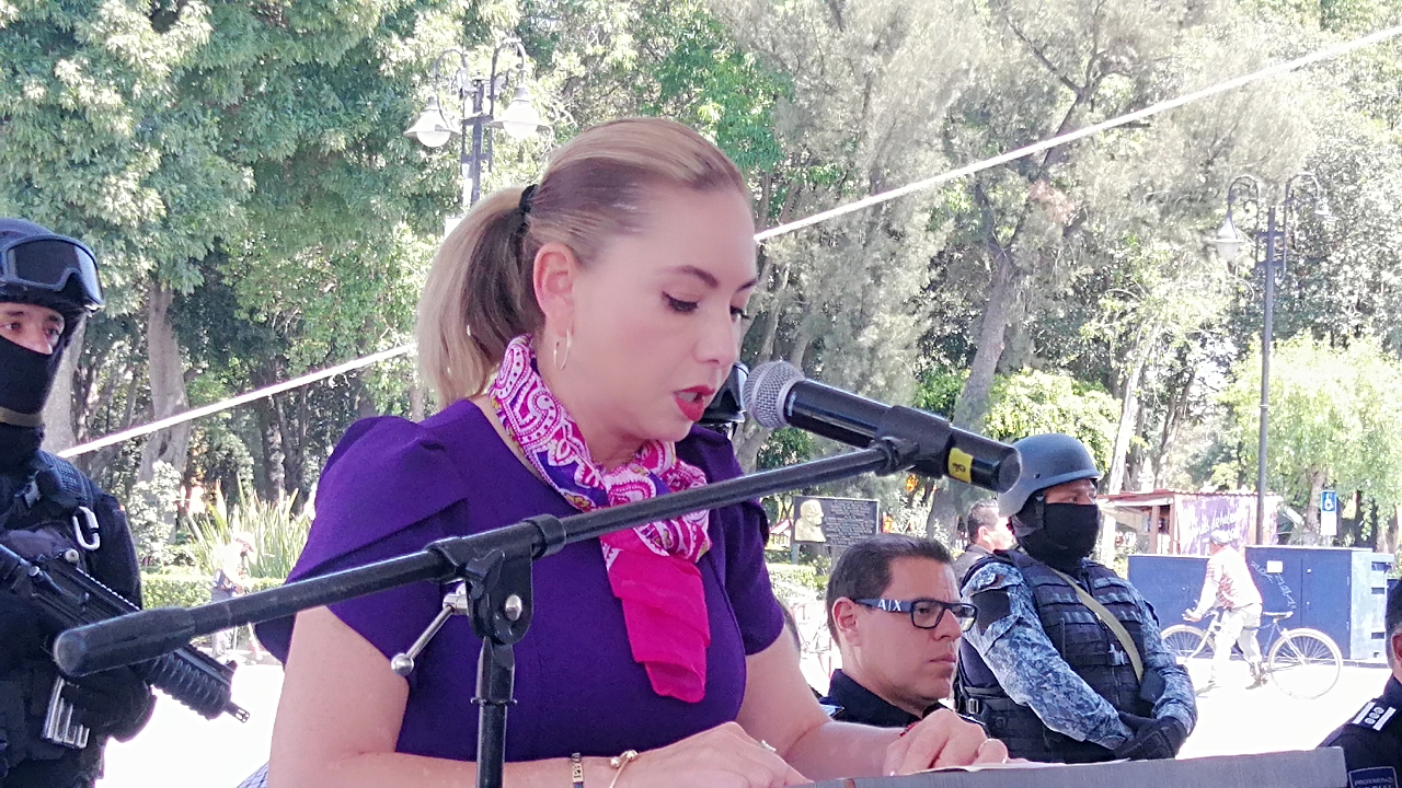 Por: Cortesía Lula Pineda Paola Angon refrenda su compromiso con la ciudadanía en el tema de seguridad y elementos policiacos