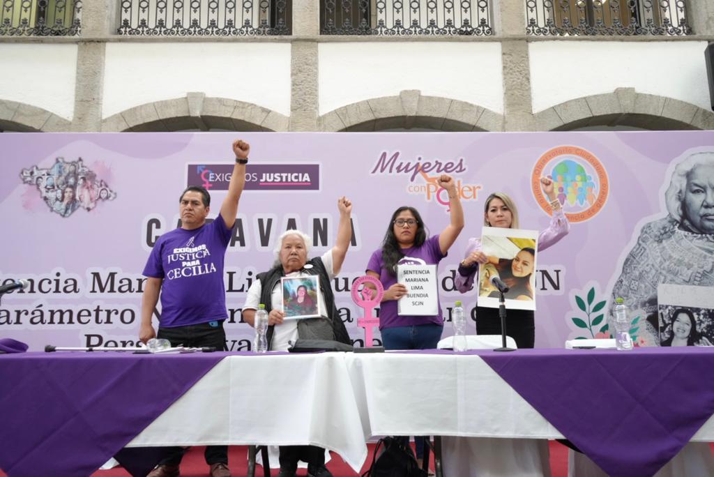 Por: Cortesía Se presentó en el congreso la caravana sentencia Mariana Lima Buendía