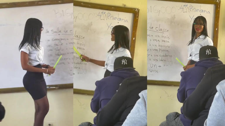 Por: Cortesía Profesora se vuelve viral en TikTok al enseñar inglés, ¡pero hay un giro!