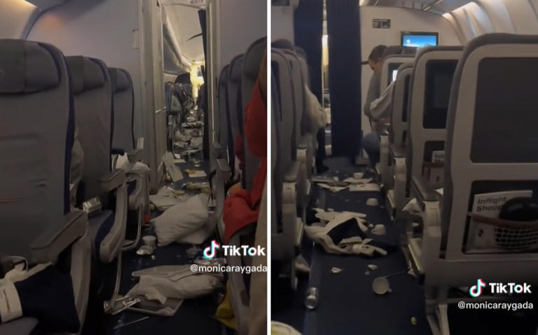 Por: Cortesía Turbulencia desata terror y caos entre pasajeros, el avión cayó en picada durante 20 segundos (Vídeo)