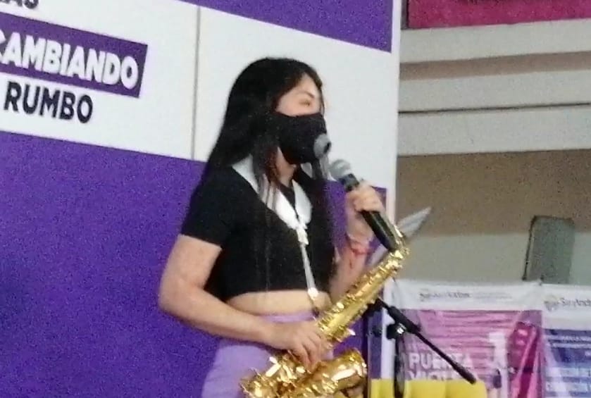 Levantar la voz y hacer visible la violencia que vive día a día las mujeres eso representa el 8M: María Elena Ríos Ortiz