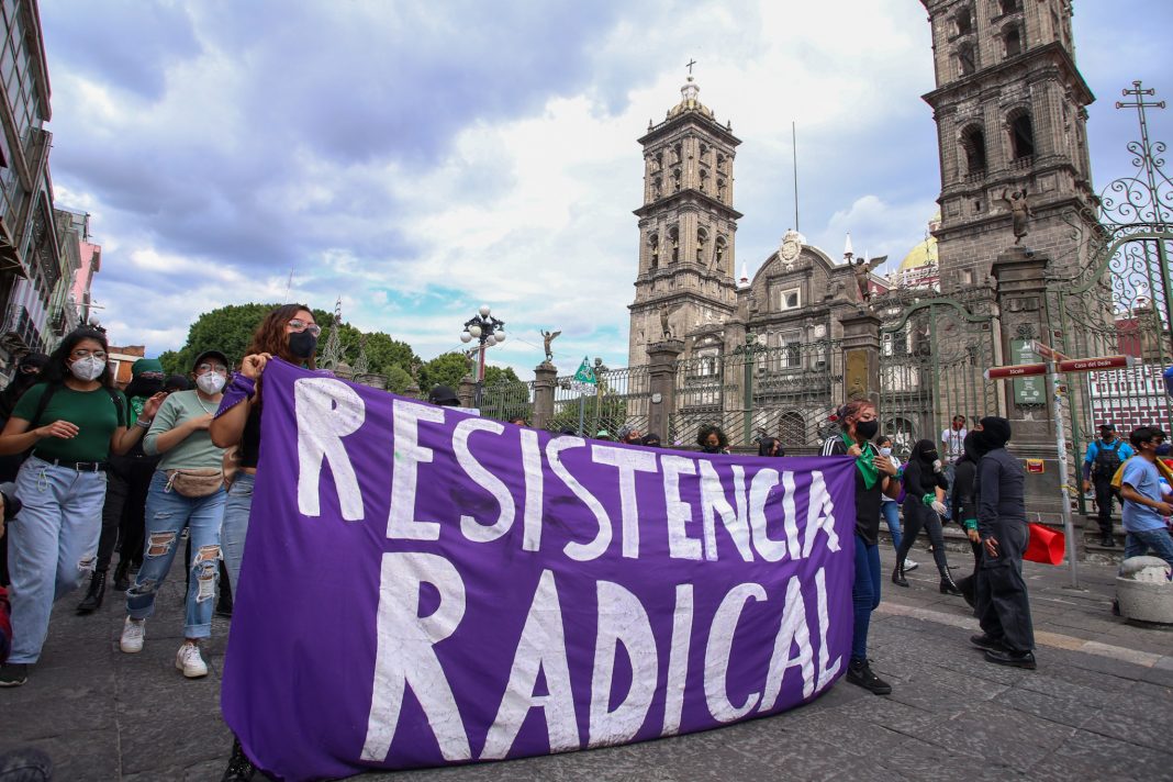 Sin lesionadas ni detenidas tras las manifestaciones del 8M: Ayuntamiento de Puebla