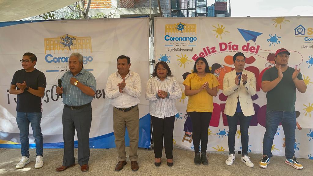 Celebra Ayuntamiento a la infancia de Coronango por el Día del Niño