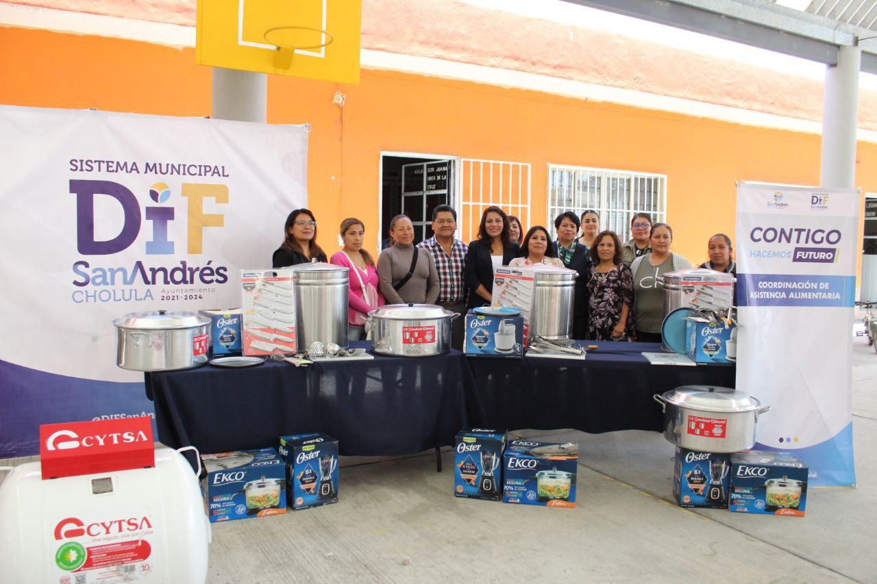 Comunicado oficial Lupita Cuautle fortalece la seguridad alimentaria con el equipamiento de desayunadores escolares