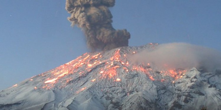 Por: Cortesía Recomiendan uso de cubrebocas en 16 municipios de Puebla por actividad del volcán Popocatépetl