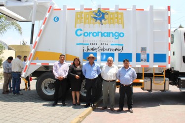 Atiende Ayuntamiento de Coronango necesidades ciudadanas con la adquisición de un nuevo Camión Recolector de Desechos
