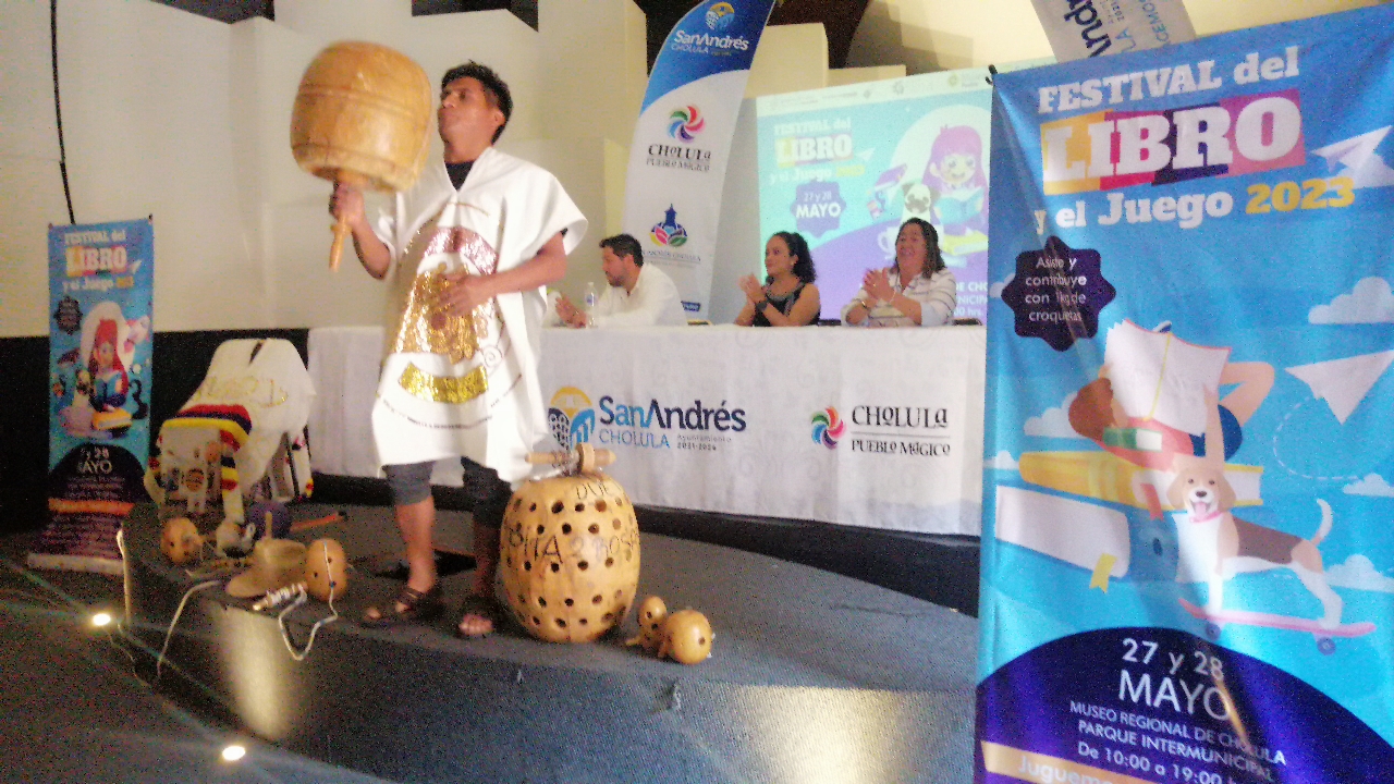 Anuncian “Festival del Libro y el Juego 2023” en San Andrés Cholula