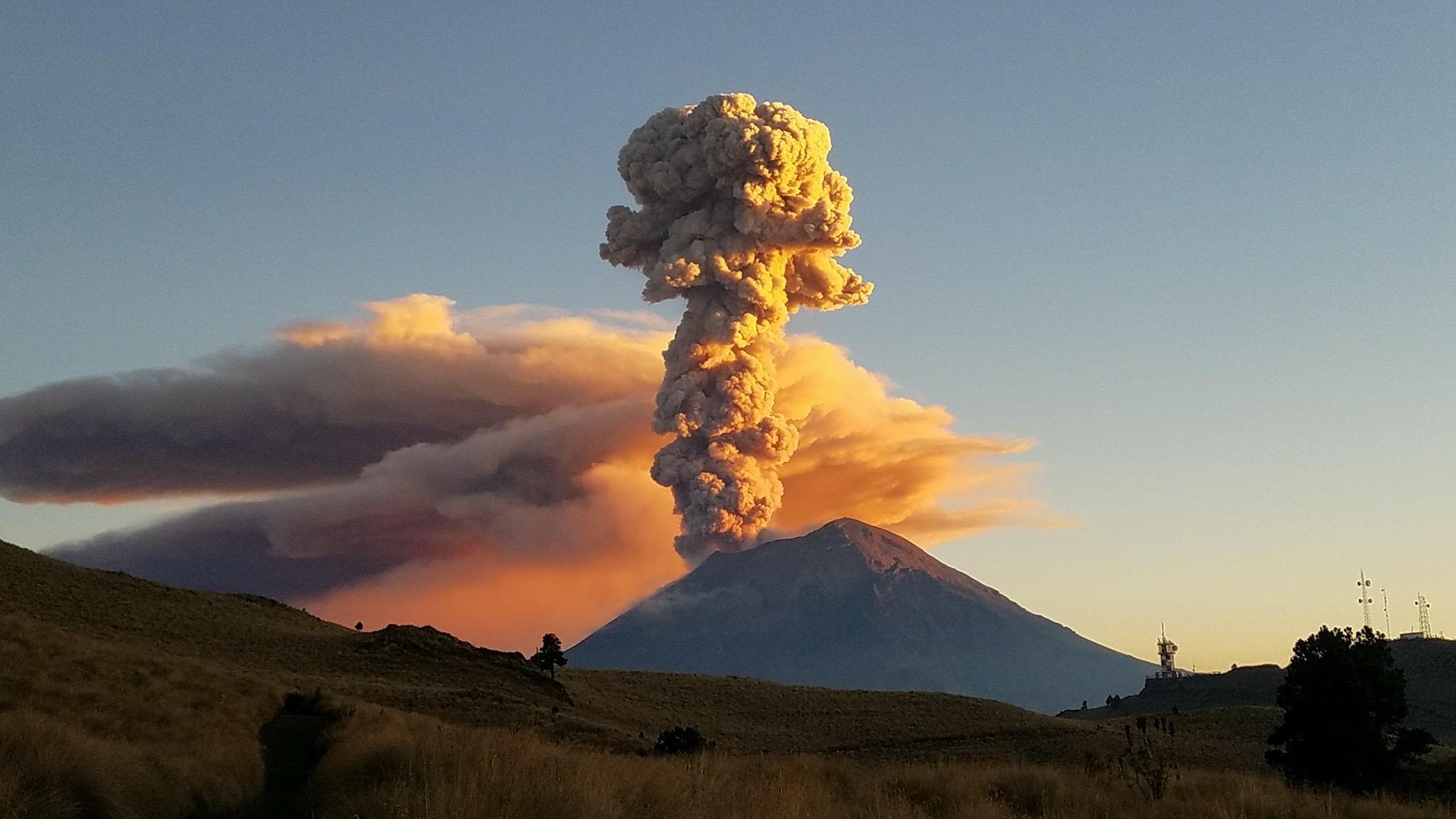 Por: Cortesía Actividad del Popocatépetl podría aumentar en próximos días