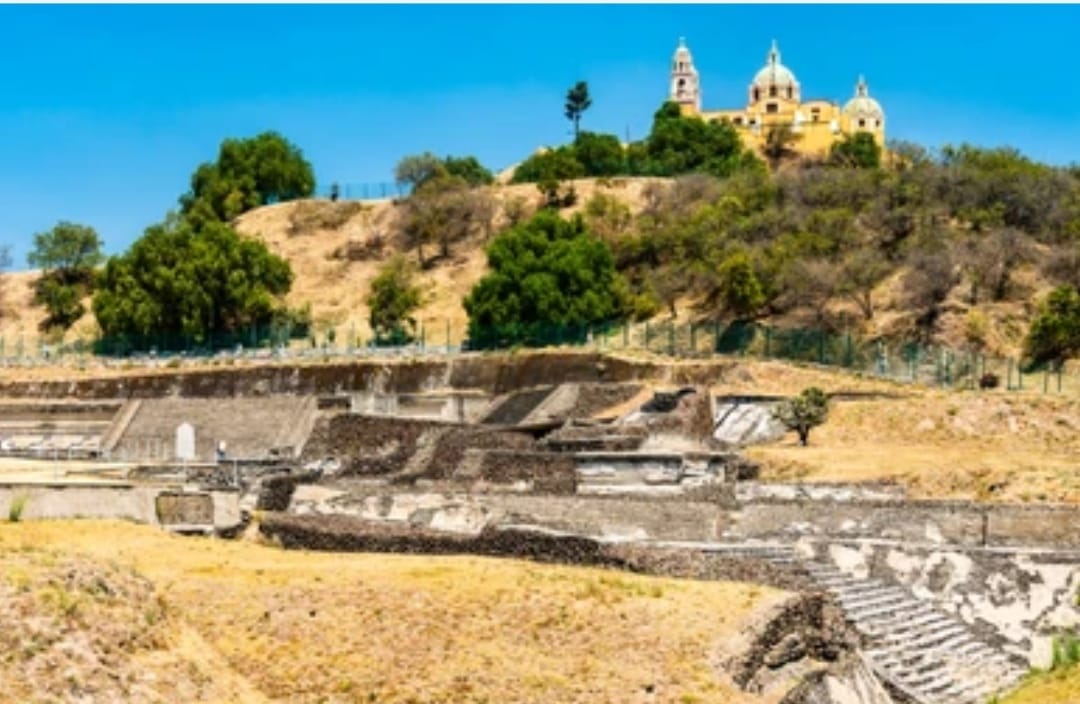 Por: Cortesía Lula Pineda Cierra INAH Museo de Sitio y Zona Arqueológica de Cholula ante caída de ceniza volcánica