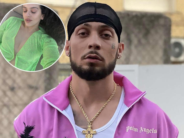 Por: Cortesía El cantante JC Reyes publicó fotografías de Rosalía donde aparece desnuda (Vídeo)