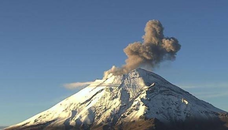 Por: Cortesía Actividad del volcán va a la baja en Puebla, afirma Gobernación