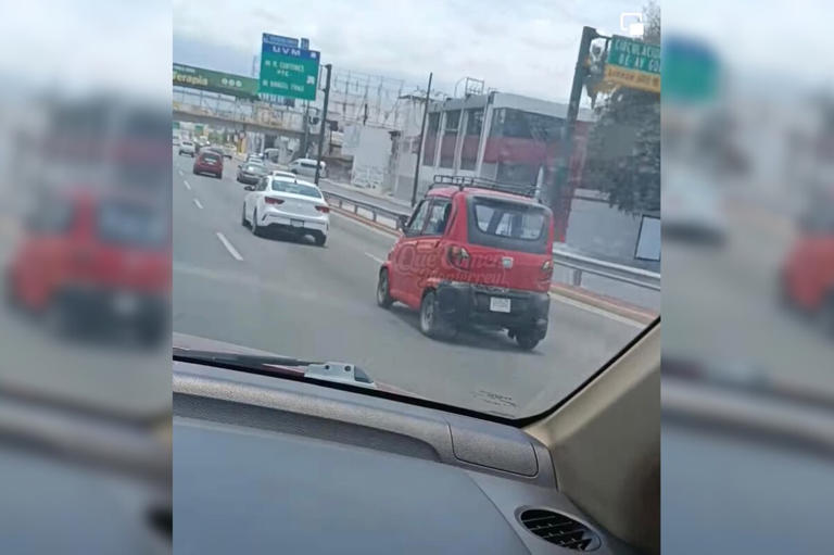Por: Cortesía Captan presunto auto chino eléctrico de 20 mil pesos circulando en calles de México