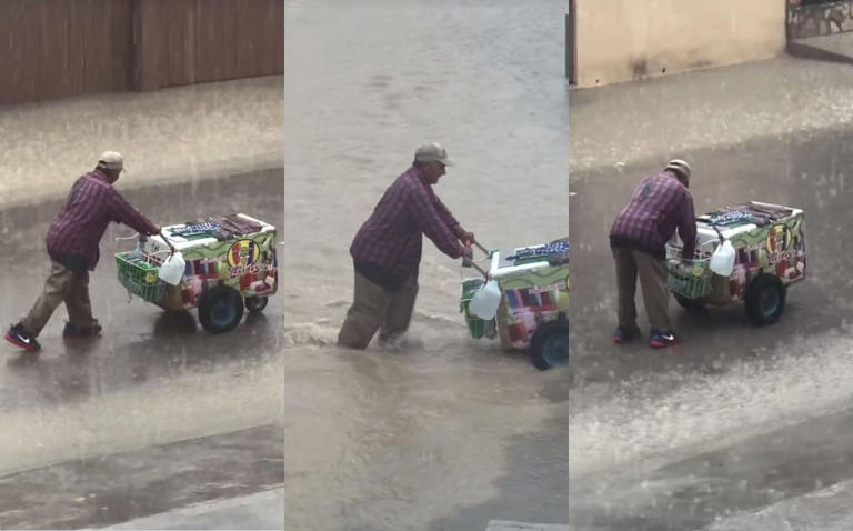 Por: Cortesía Desde Dubái buscan a paletero para donarle 10 mil dólares tras ser captado bajo la lluvia (Vídeo)