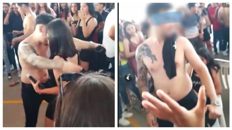 Por: Cortesía "Sin pena alguna": Alumnas de secundaria celebran con strippers el día del estudiante (Vídeo)
