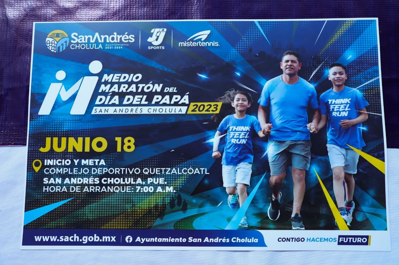 Comunicado oficial Mundo Tlatehui presentó el medio maratón del Día del Papá a realizarse el 18 de junio
