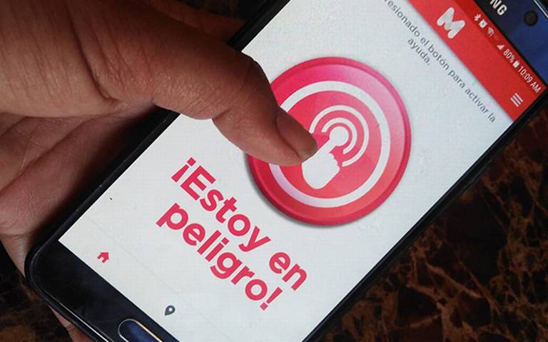 Por: Cortesía Casi lista App de botón de pánico para mujeres con restricción de riesgo