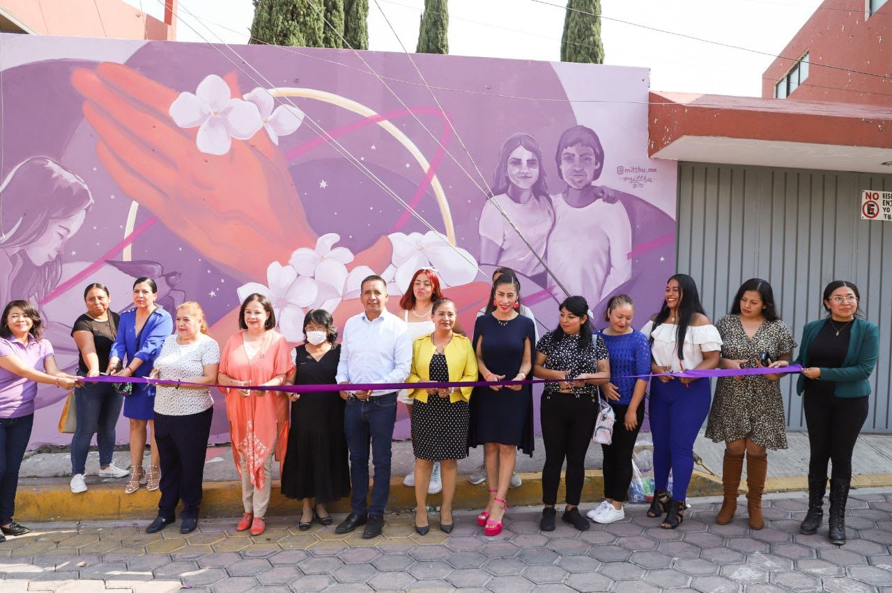 Inaugura Mundo Tlatehui cuarto mural para generar identidad y seguridad en las mujeres sanandreseñas