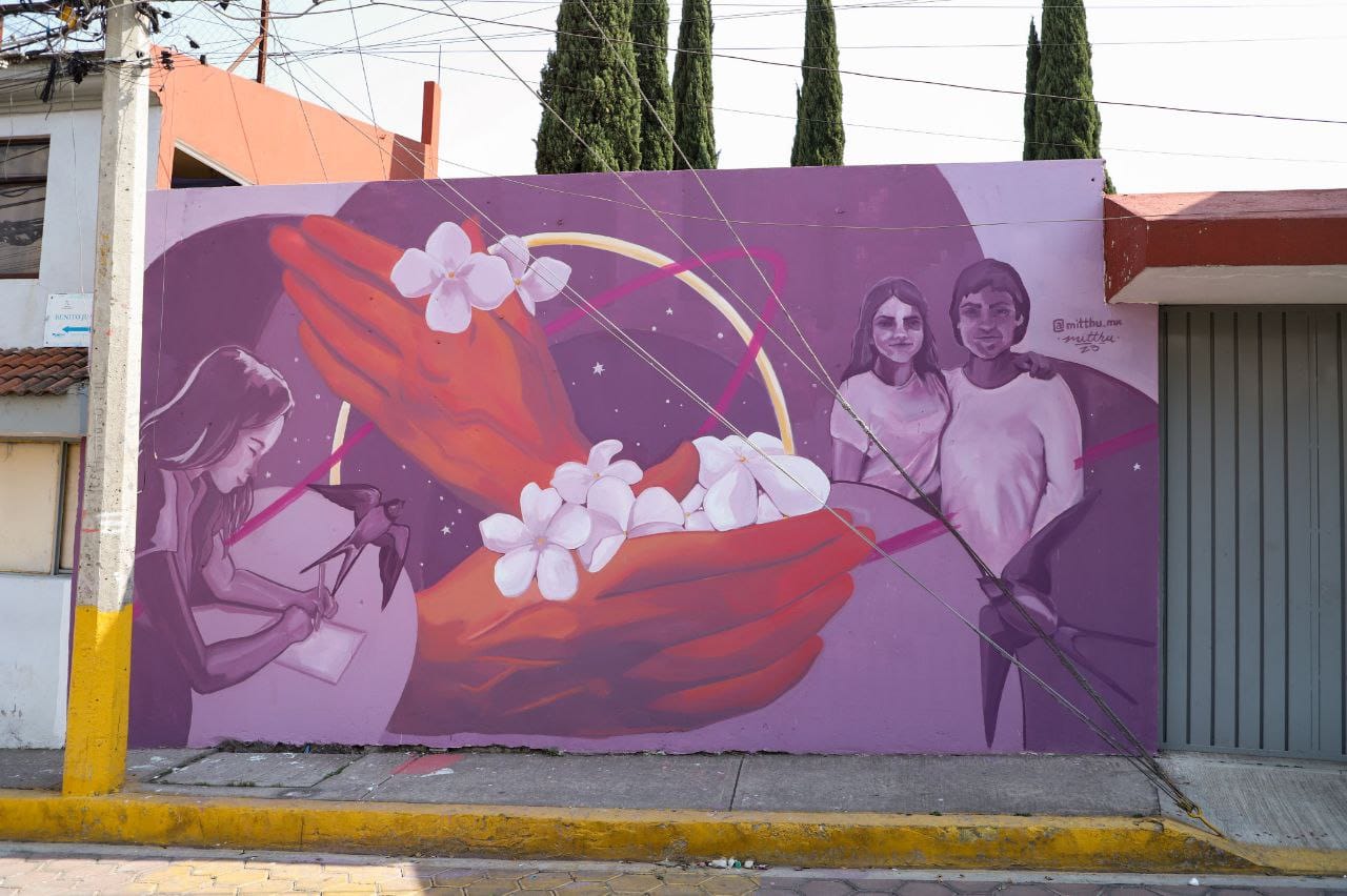 Comunicado oficial Inaugura Mundo Tlatehui cuarto mural para generar identidad y seguridad en las mujeres sanandreseñas