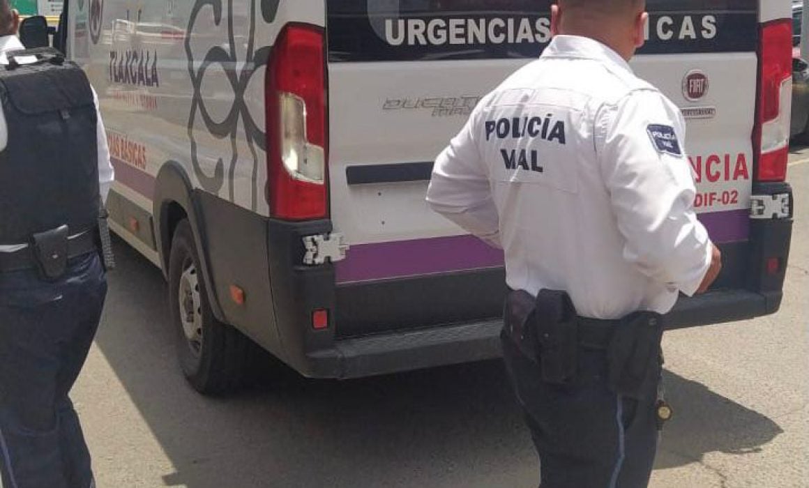 Por: Cortesía Atiende policía de Chiautempan reporte de hombre lesionado