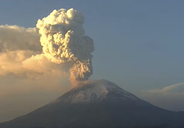 Por: Cortesía Alerta del volcán Popocatépetl podría regrese a amarillo fase dos