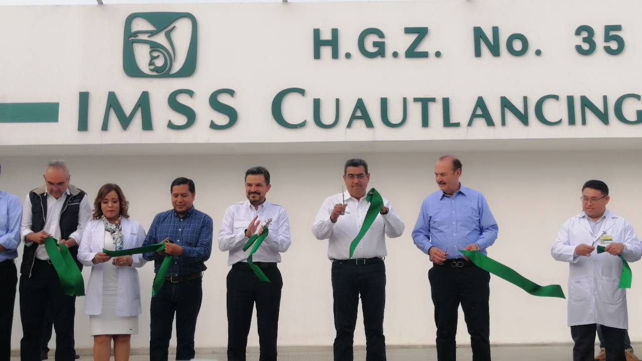 Por: Cortesía Lula Pineda Inauguran Hospital General de Zona (HGZ) No. 35 del IMSS en Cuautlancingo