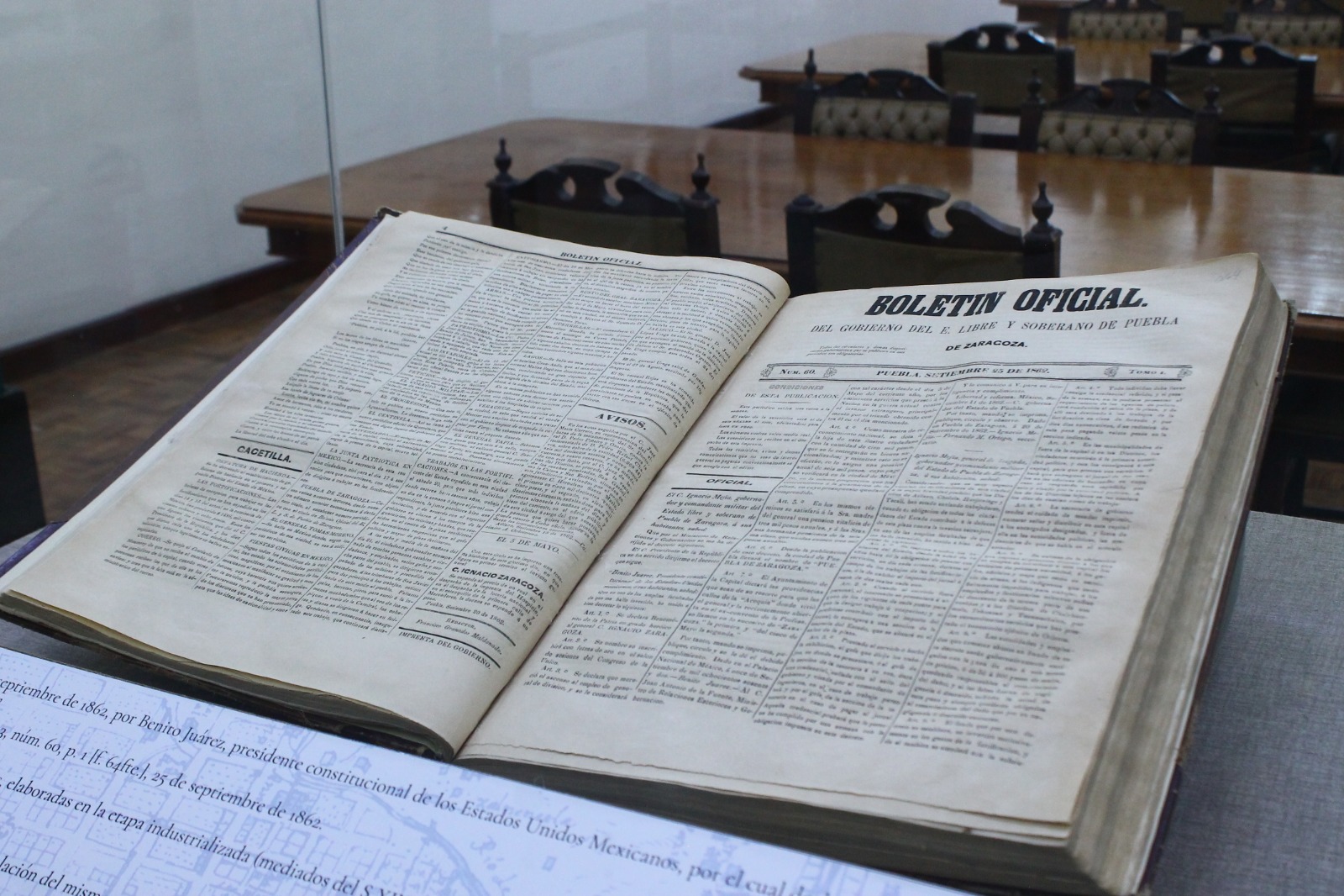 Por: Cortesía Palacio Municipal de Puebla exhibe documentos históricos sobre la Batalla del 5 de Mayo