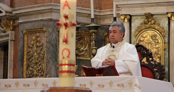 Por: Cortesía Realizan misa en la Catedral en memoria de ciclista atropellado en la recta a Cholula