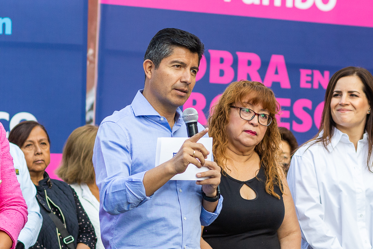 Eduardo Rivera celebra paquete de obras anunciado por el gobernador