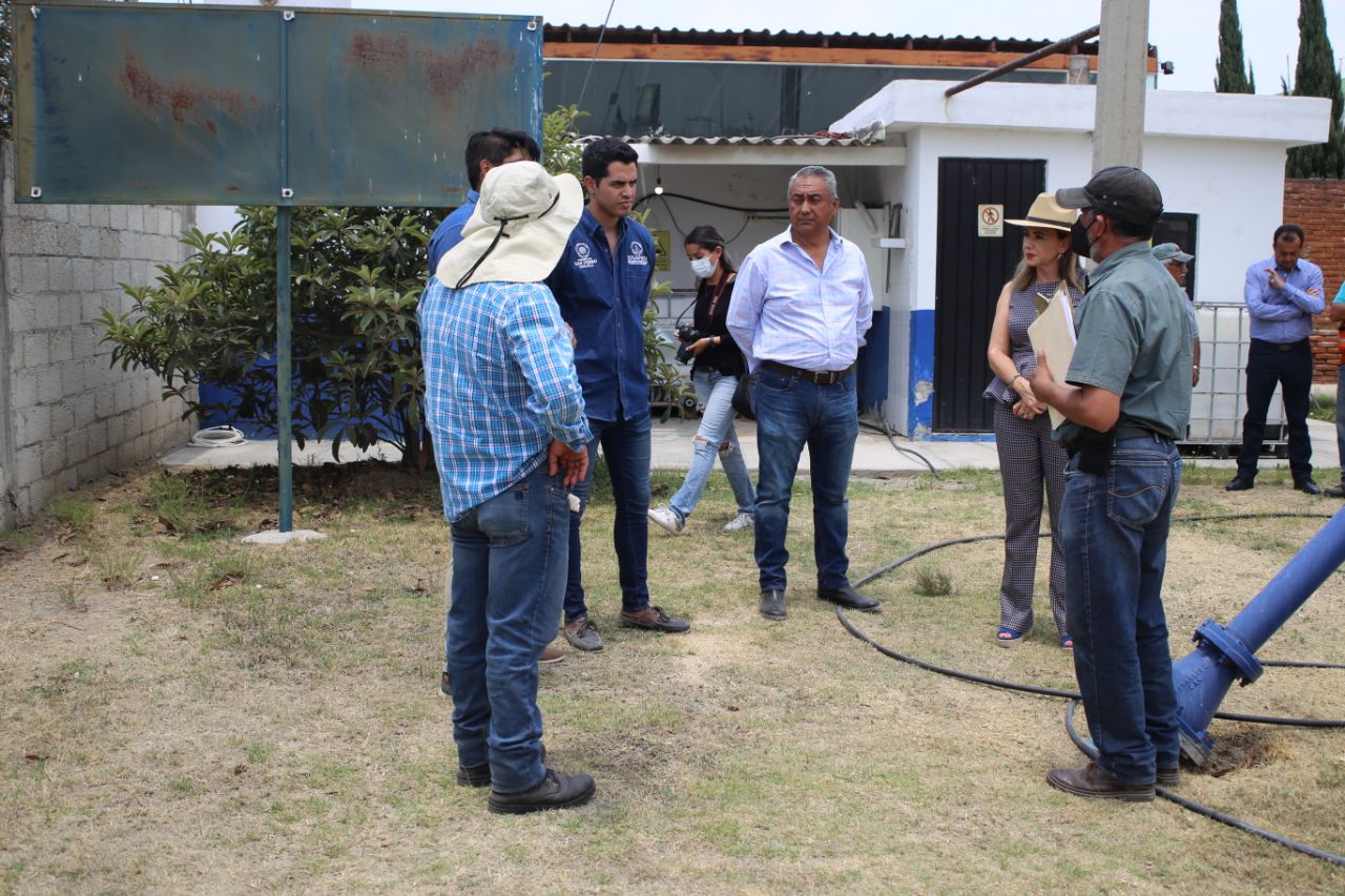 Paola Angon refuerza compromiso con las familias cholultecas, impulsando dos pozos de agua ante CONAGUA