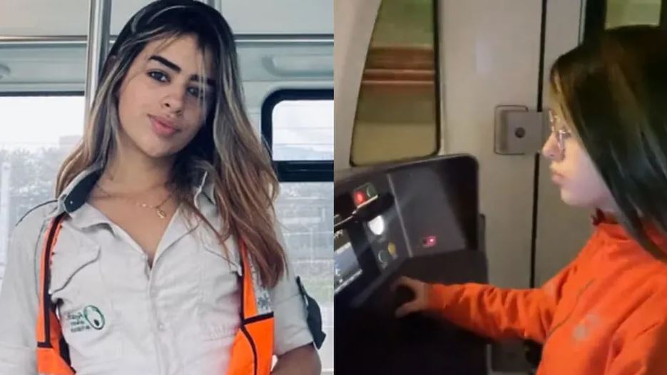 Conductora del metro enamora a sus seguidores usuarios de redes sociales con su carisma (Vídeo)