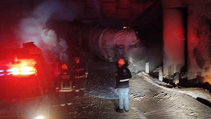 Por: Cortesía Tramo de Periférico donde explotó pipa de gas ya fue reabierto