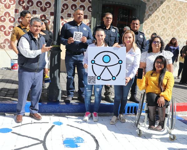 San Pedro Cholula se convierte en un ejemplo de inclusión al adoptar el símbolo de accesibilidad universal