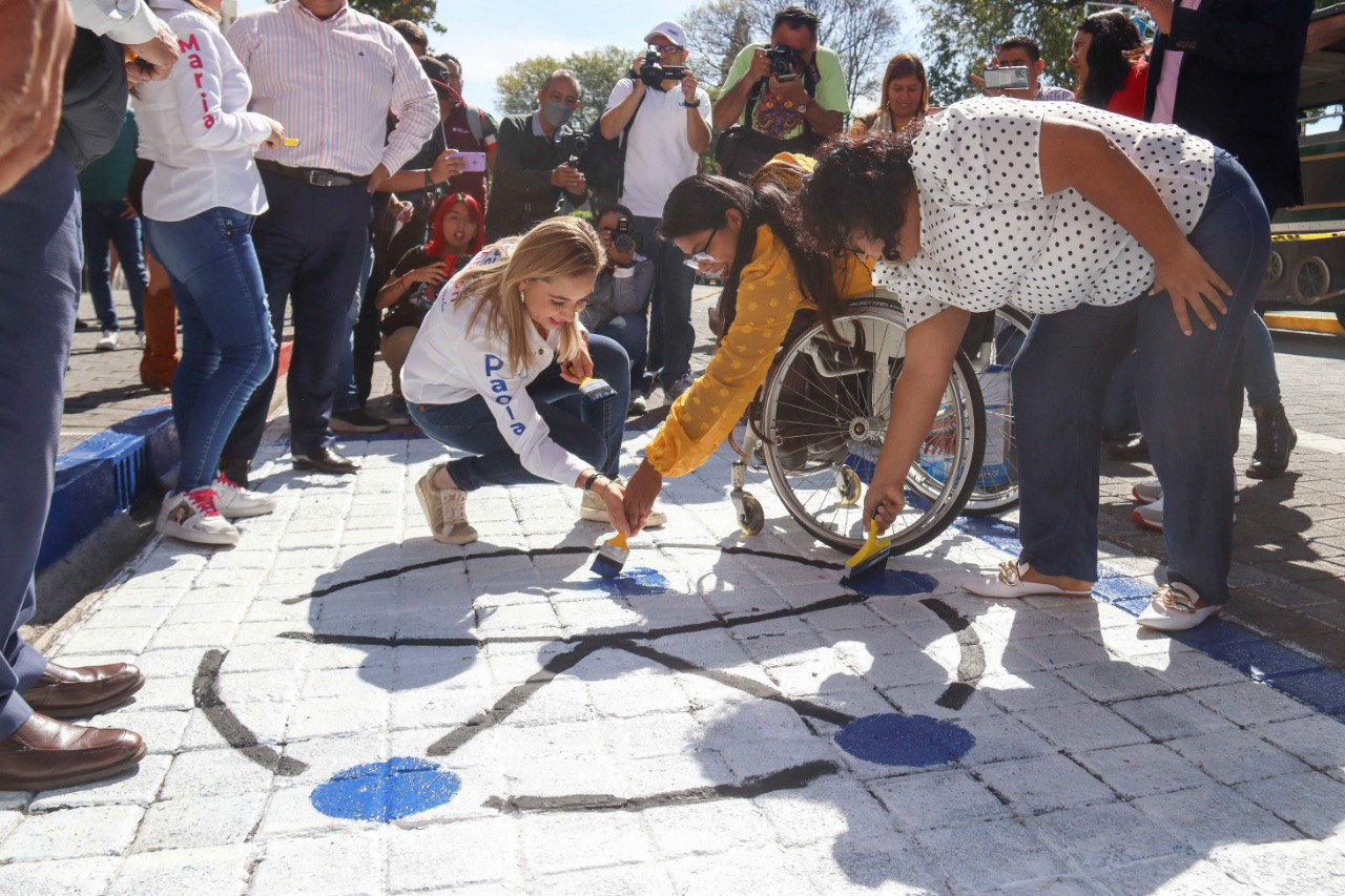 Comunicado oficial San Pedro Cholula es el primer municipio de Puebla en adoptar el símbolo de accesibilidad universal