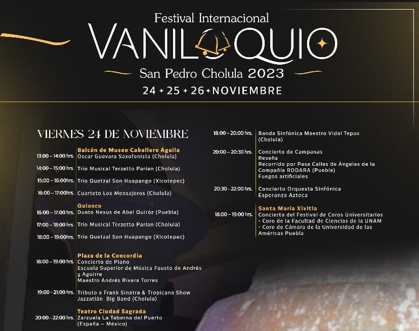 Anuncian 32ª edición del Festival Vaniloquio, 24, 25 y 26 de noviembre