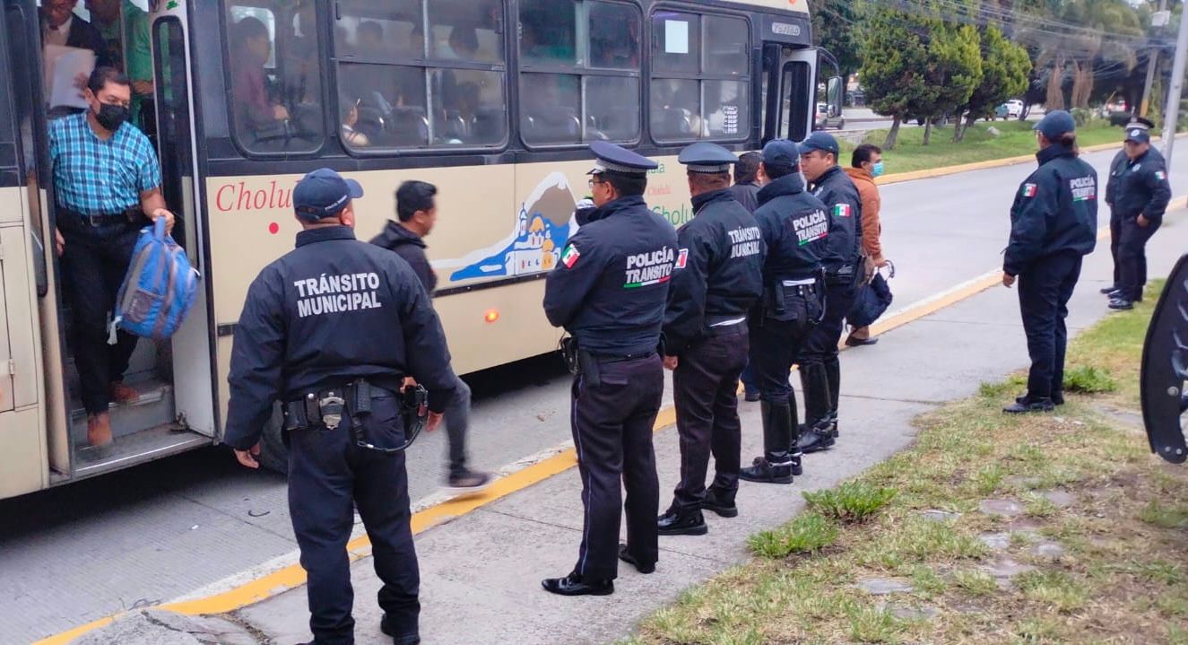 Comunicado oficial Mantiene vigente policía de San Andrés Cholula Operativo Pasajero Seguro