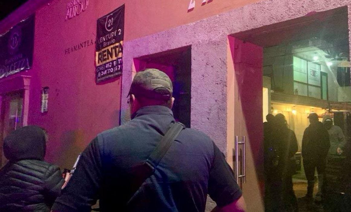 Clausura protección civil de Huamantla fiesta clandestina en establecimiento comercial